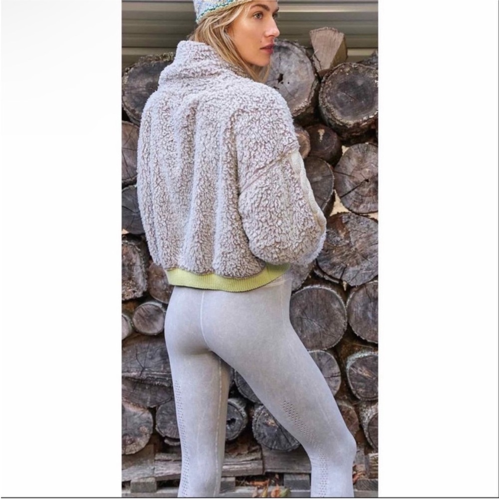 Free People Movement Good Karma Leggings In Ice Grey - Picture 3 of 9